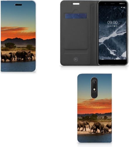 Nokia 5.1 (2018) Hoesje maken Olifanten