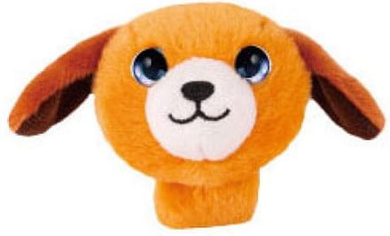 Pluche Klaparmband Hondje Bruin