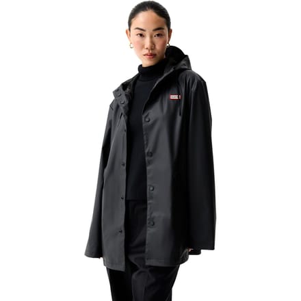 Hunter Jo Parka Unisex Volwassenen Zwarte Regenjas