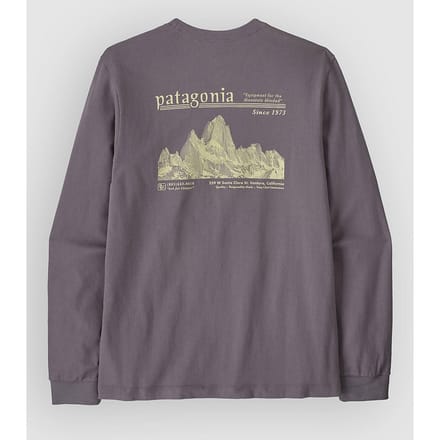 Patagonia Mw Hut Tripper Skyline Longsleeve grijs