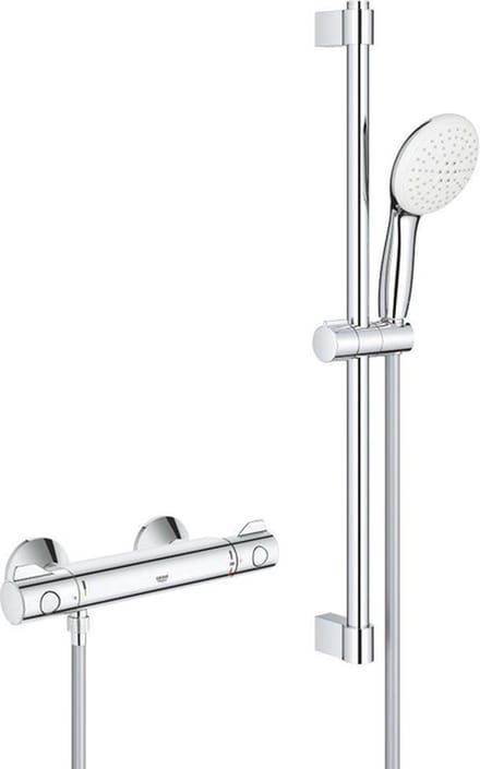 Grohe Grohtherm 800 Comfortset - 150mm - met koppelingen - 60cm - chroom