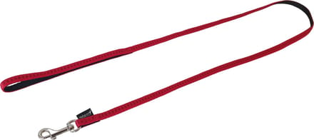 VADIGRAN Soft Grip Hondenlijn - Nylon - Gevoerd - Rood - S - Breedte: 1 cm - Lengte: 120 cm