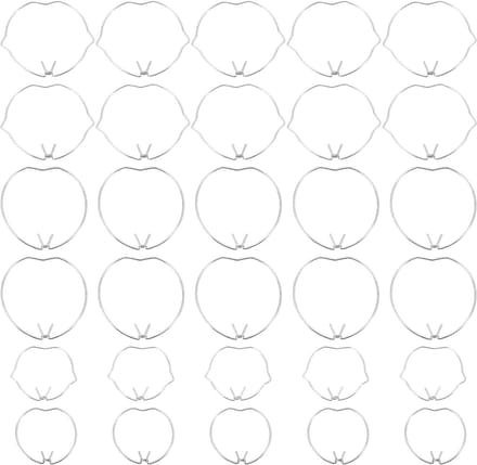 Borgveer Ringen Set - Lamphouder Clips - Bevestigen Spots - 30 Stuks Set - 35mm 50mm