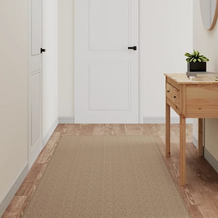 Vidaxl Loopkleed, Gestileerd Als Sisal, Zandkleurig, 80X150 Cm