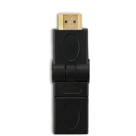 Qoltec HDMI A-adapter mannelijk |   HDMI A vrouwelijk |   hoek |   draaibaar
