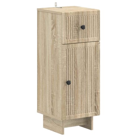 vidaXL - Badkamer - Opbergkast - EDE - Sonoma - Eiken - 30 - x - 31 - x - 80 - cm
