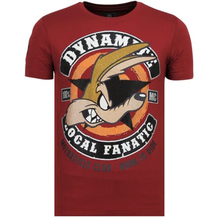 Dynamite Coyote - Party T shirt Heren - 6320B - Bordeaux