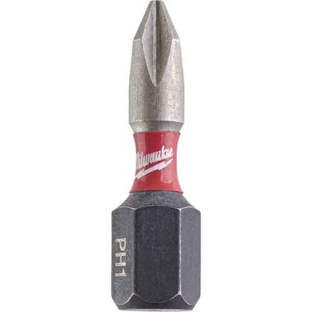 Milwaukee Shockwave Impact Duty™ schroefbits Shockwave PH1 x 25 mm - 2 stuks - 4932430850