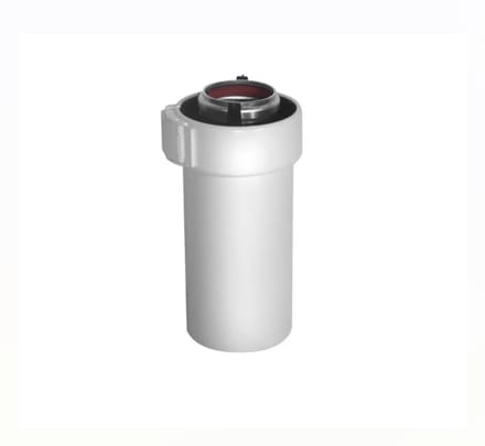 Ubbink 0227350 Concentrische Verlengbuis - Ø 60/100 mm - Lengte 25 cm
