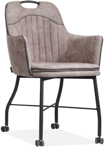 MX Sofa - Stoel Floria met wielen - Liver