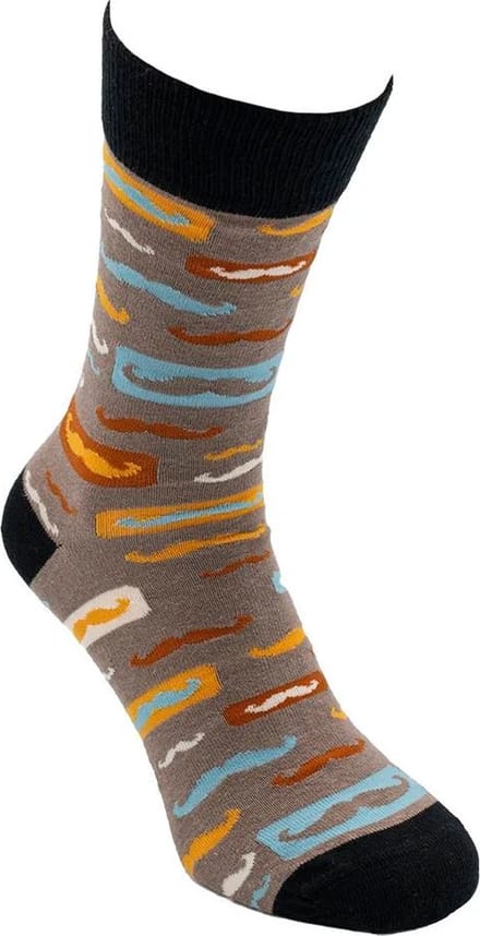 Tintl socks unisex sokken | Snor - Pierre (maat 41-46)