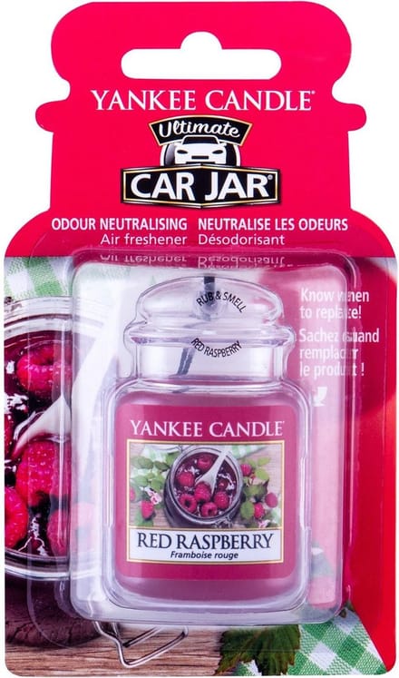 Yankee Candle - Red Raspberry Car Jar Ultimate Autoparfum - 1 maand geurplezier