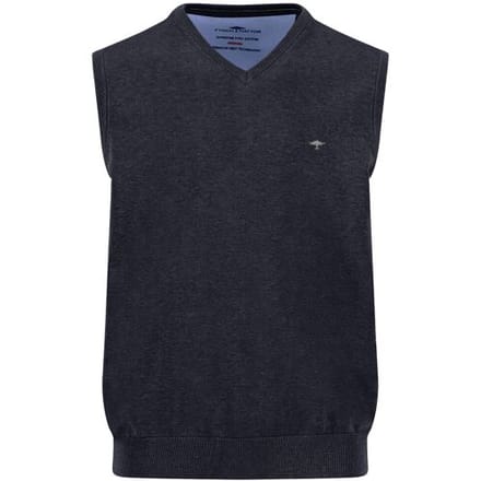 Fynch-Hatton Spencer Solid Color Superfine 3-Ply Cotton Navy / male