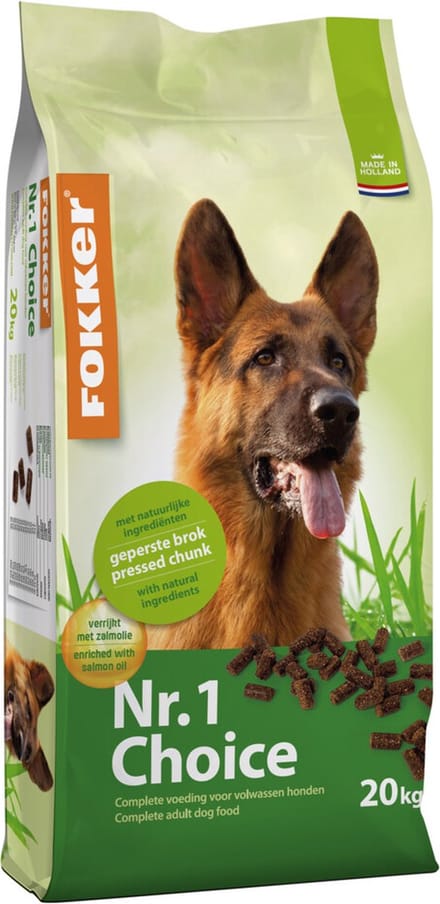 Fokker Hondenvoer Dog Nr. 1 Choice 20 kg