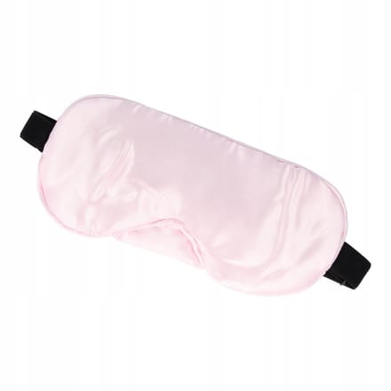 Roze Slaapmasker met Elastische Band - Comfortabel en Zacht
