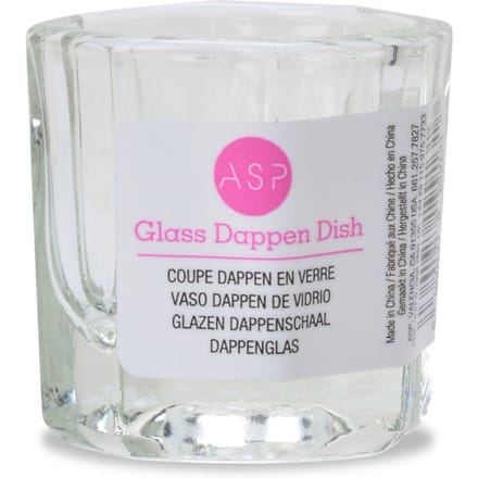 Nagel accesoires Asp Glazen Dappen Schaal voor Manicure