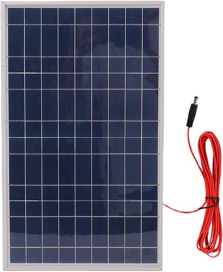 Zonnepaneel Kit - Zonnelader Set - Off-grid Energie - Dubbele Chip Opladen - 80W - Zwart