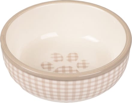 Flamingo - Katten Waterbak Mylo - Beige - 13.5 x 13.5 x 4.5 cm - 310 ml