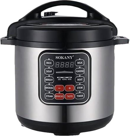 Multifunctionele roestvrijstalen snelkookpan 1200W - 11L