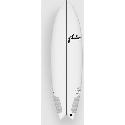 Rusty Tec Moby Fish Quad 7'4 Surfboard patroon