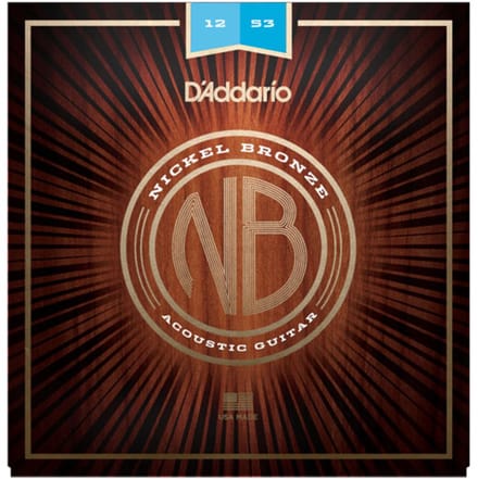 D'Addario NB1253 Nickel Bronze Akoestische Snaren (12-53) Light