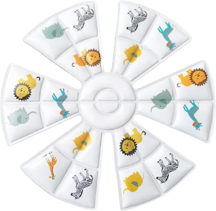 Koelhoed Insert - Hoed Cold Pack - Buitenactiviteiten - Herbruikbare Koeling - 22 x 22 cm - Wit
