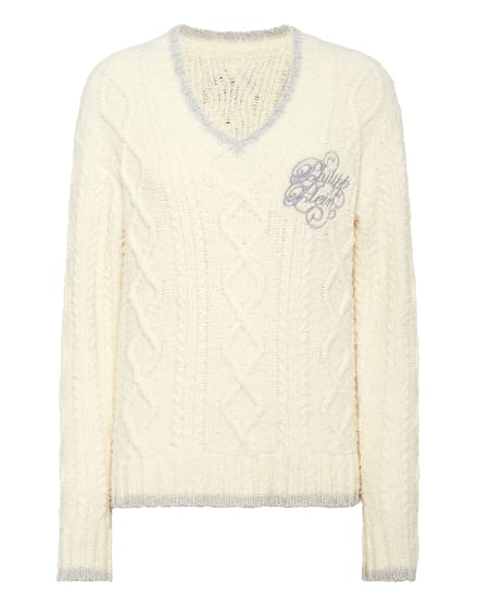 Loose Fit V-Neck Sweater