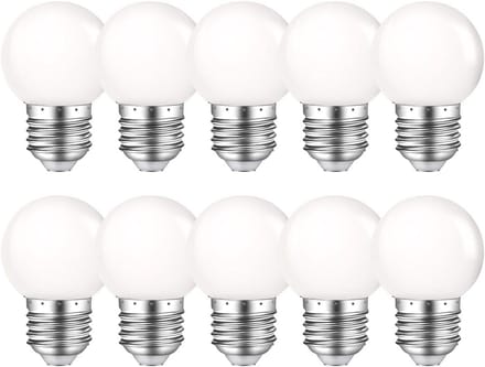 E27 LED G45 Gloeilamp Warm Wit 2700K - 10 Stuks Decoratieve Lampe