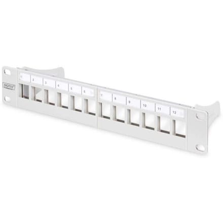 Digitus DN-91419 10 inch Frontplaat voor patchkast Grijs-wit (RAL 7035)