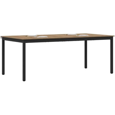 vidaXL - Eettafels - 200 - x - 100 - x - 75 - cm - Bewerkt - hout - Rechthoekig