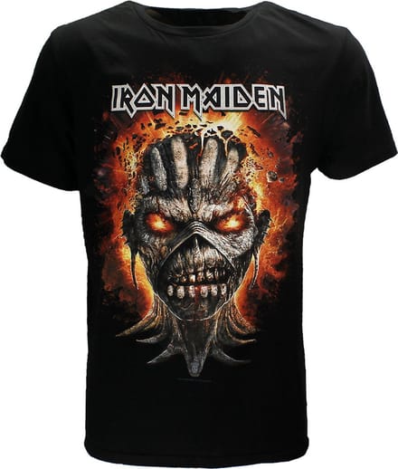 Iron Maiden Eddie Exploding Head T-Shirt - Officiële Merchandise - S