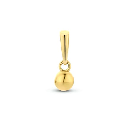 hanger bolletje 9 mm 14K geelgoud