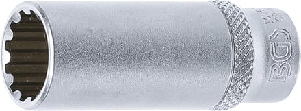 BGS Dopsleuteldop Gear Lock, diep - 1/4 - 13 mm