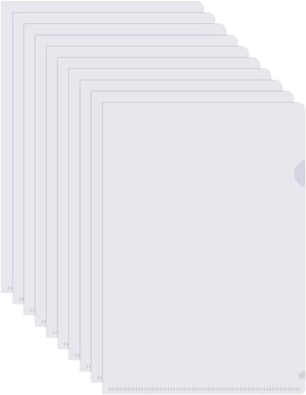 Set van 30 Transparante A4 Folders - Ideaal voor Opbergen en Classificeren van Documenten