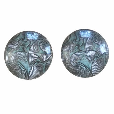 Clip oorbellen Grijs Calla 2 cm