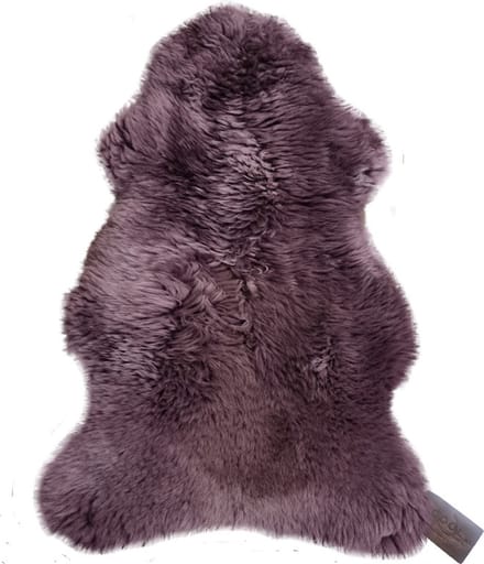 WOOOL Schapenvacht - Australisch Paars L (105x60cm) 100% Echte Schapenvachten - ECO+ Dierenvel