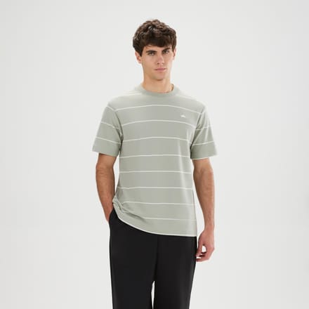 T-shirt met labelstitching model 'VERRI'