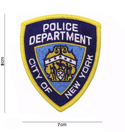 Embleem stof Police department