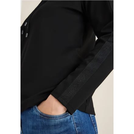 Sweatshirt met glittertape
