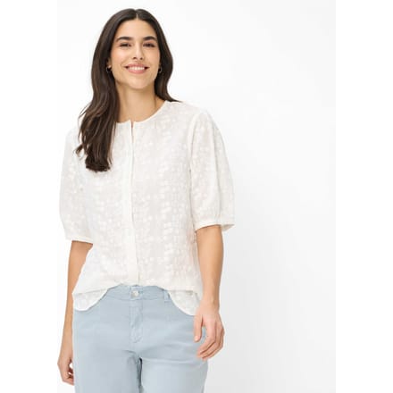 Brax Dames Blouse  Style VEA white, wit, maat 44