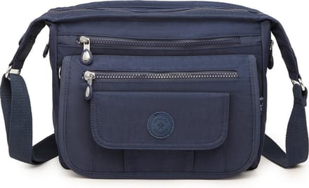 Bagwise® Schoudertas - Crossbody - Dames - (CR3005) - Donker Blauw