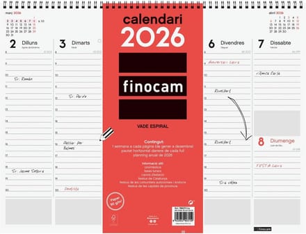 Spiraalgebonden Weekplanner 2026 voor 12 Maanden - Neutraal Ontwerp