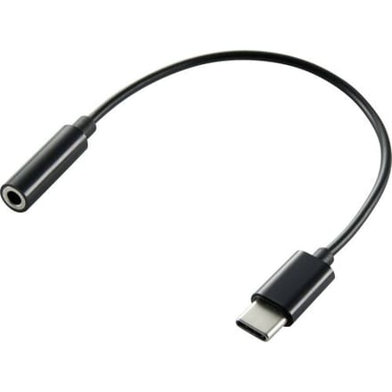 Renkforce USB-C, Audio Adapterkabel [1x USB-C stekker - 1x Jackplug female 3,5 mm] 15.00 cm Flexibel