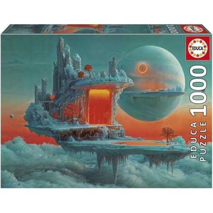 Puzzle - EDUCA - Planete de Feu et de Glace - 1000 pieces - 48 x 68 cm - a partir de 12 ans