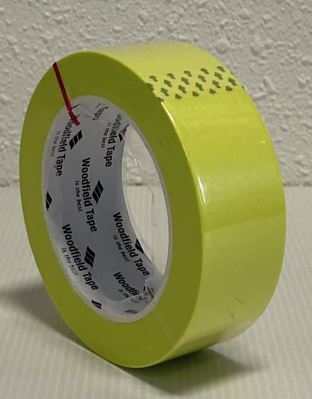 Schilderstape 36mm x 50m – Woodfield Washi Afplaktape – Strakke Verfranden – UV Bestendig – Binnen & Buiten