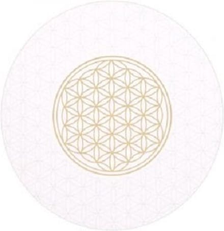 Yogi & Yogini naturals Bloem des levens onderzetters (set van 6 stuks)