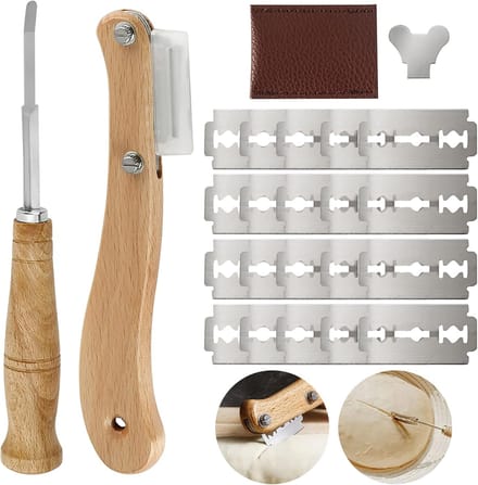 Solidchoice - Set van 2 Bakmessen met 20 Vervangbare Messen