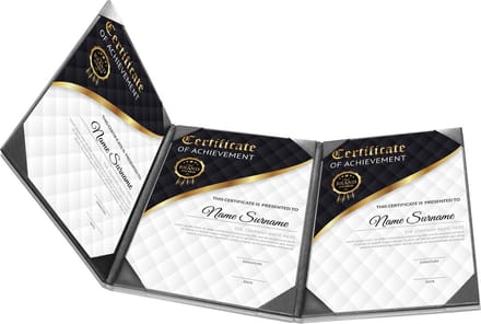 Goodline® - Documentenmap / Aktemap - 3x A4 - Zwart