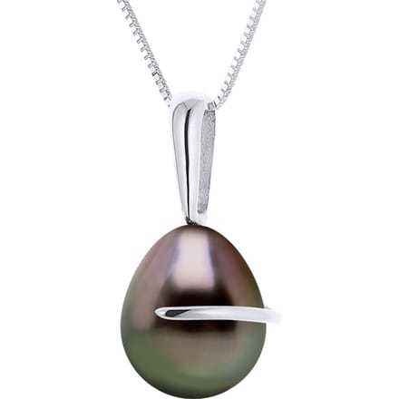 Hanger Tahitian Pearl 8-9mm White Gold Pear
