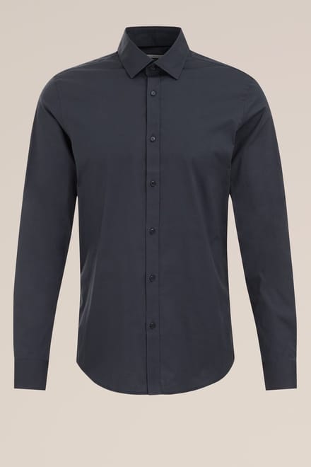 WE Fashion Heren Anti-odour tall fit overhemd met stretch